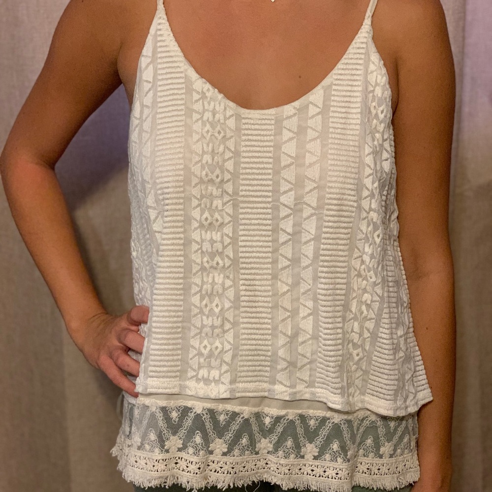 White tank top